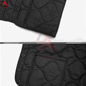 เสื้อโค้ทขนเป็ดระบายอากาศได้ดีน้ำหนักเบาเป็นมิตรต่อสิ่งแวดล้อมสำหรับผู้หญิงแจ็คเก็ตบุนวมมีกระดุมปกติฤดูใบไม้ผลิออกแบบได้ตามต้องการ - Product Image 4