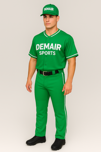 Maillots de baseball personnalisés à séchage rapide en maille lambrissé/ensembles d'uniformes maillots de baseball en gros - Product Image 3