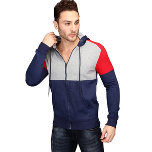 Streetwear zippé personnalisé vente en gros Sweat à capuche pour hommes en polaire à double fermeture éclair - Product Image 1