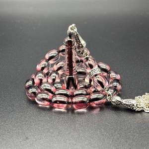 ลูกประคำมุสลิมเพื่อการสวดมนต์ ทำจากเรซิ่น ทาสีด้วยมือ เป็นมิตรต่อสิ่งแวดล้อม ใช้ตกแต่งบ้าน - Product Image 1