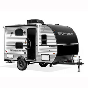 Remolque de viaje pequeño asequible con área de comedor plegable, fregadero de cocina, inodoro y espacio cómodo para dormir - Product Image 6