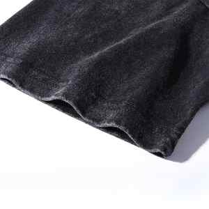 Camiseta blanca vintage gráfica personalizada lavada en blanco de algodón 100% de peso pesado ajustada para hombre - Product Image 3