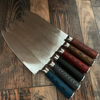 Couteau de Chef Damas VG10 de Qualité Supérieure en Acier Inoxydable Écologique Moderne avec Emballage Personnalisable pour une Coupe Optimale