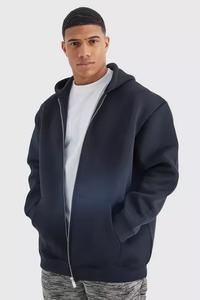 Sudadera personalizada de gran tamaño de algodón pesado para hombre, sudadera básica Premium con capucha, oferta al por mayor, tendencia 2024 - Product Image 2