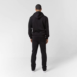 Chándal con cremallera transpirable ligero de algodón 100 para hombre, conjuntos de patrón sólido de invierno de secado rápido para adultos para hombre - Product Image 2