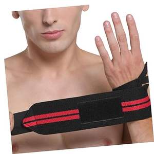 Aqeel-2633 avec logo personnalisé, sangles de compression et de musculation réglables, enveloppes de soutien de poignet pour la gym, enveloppes de poignet personnalisées - Product Image 1