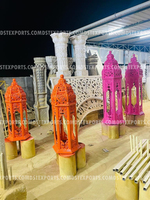 Lampes marocaines modernes en fibre de verre pour entrée de mariage - Nouvelle arrivée, design professionnel détachable pour grands mariages