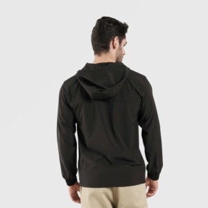 Veste Matrix Vintage Automne Noire Style Décontracté Fermeture Éclair Spandex Véritable Motif Brodé à Capuche XS XL 6XL Haute Qualité - Product Image 2