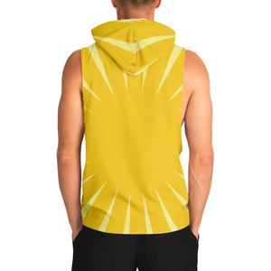 Sweat à capuche sans manches athlétique à séchage rapide pour hommes pour la course à pied Fitness Training Winter Sports Hoodie avec impression numérique - Product Image 2