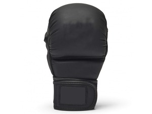 Gants de MMA demi-doigts en similicuir avec fermeture auto-agrippante unisexe pour entraînement, kickboxing et sparring - Product Image 6