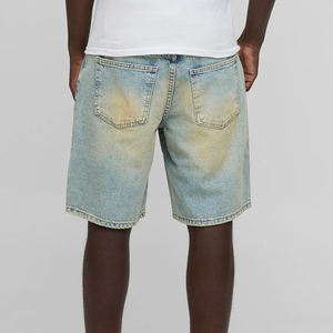 <b>Men</b> Stylish Washed Denim <b>Shorts</b> Relaxed Casual Chic Style Versatile Summer / Cotton Blend Fabric With Custom Logo Design Casual - Product Image 6