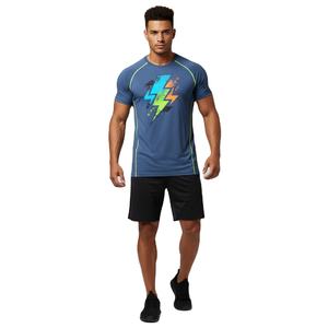 T-shirts pour hommes à col rond, look design, coton, décontractés, manches courtes, tissu doux au toucher, OEM ODM, approvisionnement premium - Product Image 3