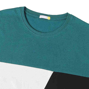 T-shirt pour homme personnalisé en jersey 100% coton de haute qualité, respirant, style hip-hop - Product Image 5