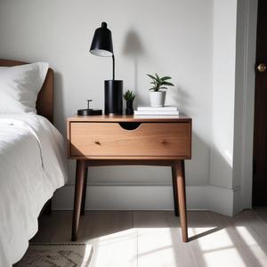 โต๊ะไม้อุตสาหกรรมข้างเตียงเฟอร์นิเจอร์ไม้ - Product Image 4