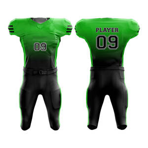 Uniformes de football américain personnalisés OEM, respirants, à manches courtes, 12 panneaux, en sergé, de qualité supérieure, à prix abordable - Product Image 5