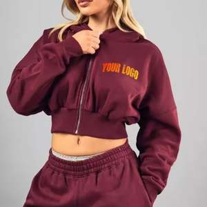 Sweat à capuche élégant pour femmes Mode Streetwear OEM Logo personnalisé Fabricant fournisseur - Product Image 1