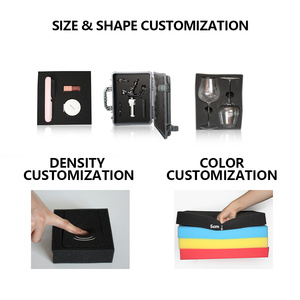 <strong>Custom</strong> High Density PU Foam <strong>Insert</strong> Shock Resistant Cushioning Sheet <strong>Inserts</strong> for Toolboxes Jewelry Boxes and Gift Packaging - Product Image 3