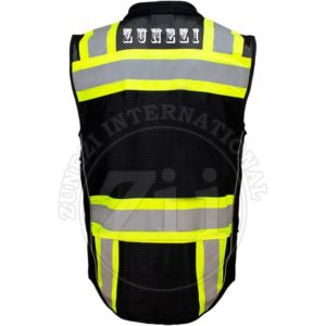 ZUNEZI International Reflective High Visibility ANSI Class 2 EN ISO 20471 Class 2 <b>Waterproof</b> Child Safety Vest Polyester - Product Image 2