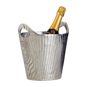 Seau à glace en acier inoxydable plaqué or à double paroi isolé pour une rétention plus longue pour les fêtes Seau à glace Premium Accessoire pour boissons - Product Image 5