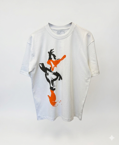 T-shirt décontracté à manches courtes et col rond pour homme, grande taille, personnalisé, en coton écologique, 300 grammes, anti-boulochage, satiné, anti-plis - Product Image 1