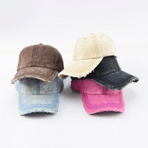 Gorra de béisbol vaquera con logotipo personalizado de algodón 100% de alta calidad, 5 paneles, bordado de rizo, lavado, envejecido, estilo vaquero - Product Image 5