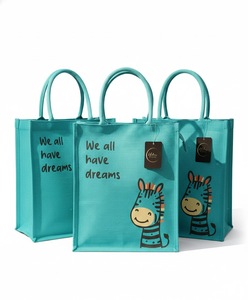 Sac à vin urbain en jute teint écologique, portable, durable, pour 2 personnes, en fibre naturelle, réutilisable, biodégradable - Product Image 2