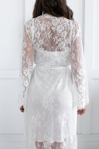 8037 Nuova Vestaglia <span class=keywords><strong>Sexy</strong></span> per <span class=keywords><strong>Sposa</strong></span> e Damigelle, Vestaglia Nuziale Lunga - Product Image 3