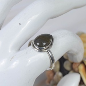 Pear Shape Handmade <b>Ring</b> Jewelry Solid 925 Sterling Silver Natural Multi Fire <b>Labradorite</b> Gemstone Sterling Silver <b>Ring</b> Jewelry - Product Image 2