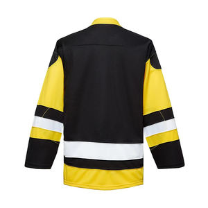 Jersey de Hockey sobre Hielo Corto de Alta Calidad, 100% Poliéster, Impresión por Sublimación, Logotipo Bordado, Transpirable, Secado Rápido, Diseño Personalizado - Product Image 6