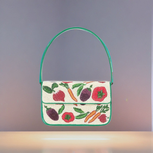 Nueva colección, bandolera con cuentas Bohemias de diseñador de estilo bohemio indio para mujer, bolso de hombro hecho a mano de noche de glowin fashion - Product Image 4