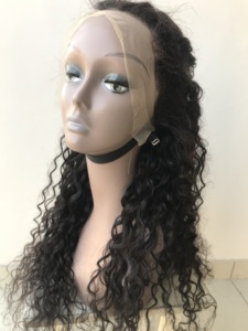 Peluca de cabello humano rizado de 13x4, pelo rizado Natural sin procesar con cutícula y malla Frontal - Product Image 3