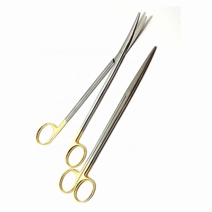 Tijeras Metzenbaum, Doradas, Rectas/Curvas, para Corte de Tejidos Delicados, Punta Roma, MSC-H-1063, Clase I - Product Image 5