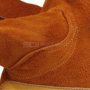 ถุงมือทำงานหนังแพะถุงมือนิรภัยสำหรับใช้ในอุตสาหกรรมถุงมือช่างหนังแพะได้รับการรับรอง EN388/EN420 - Product Image 2