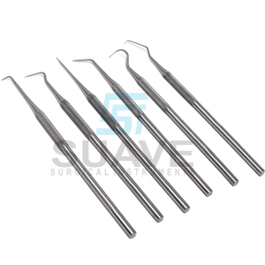 Herramienta de sonda de explorador de higiene dental de acero inoxidable con selección de Limpieza de dientes de dentista de un solo extremo de SUAVE SURGICAL INSTRUMENTS - Product Image 1