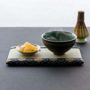 เสื่อทาทามิขนาดเล็ก ทำจากหญ้าอิกุสะแท้ - สีฟ้า - Product Image 3