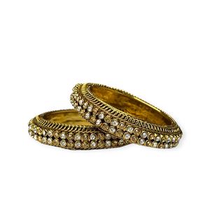 Exclusivos Brazaletes Chapados en Oro de Primera Calidad con Incrustaciones Continuas de Perlas para Novias, Aniversarios y Ocasiones Especiales - Product Image 2