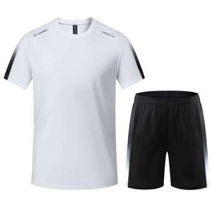 T-shirts personnalisés avec logo pour hommes, shorts d'été pour deux gymnases, ensemble de survêtements, ensemble unisexe, 100% coton, séchage rapide dans la rue - Product Image 6