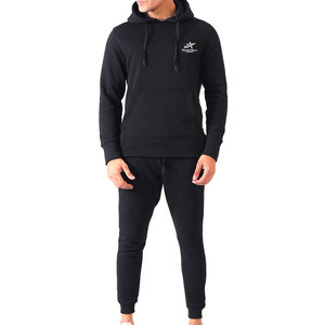 Nouvel Arrivage Ensemble Survêtement Homme Hiver 2 Pièces Haut et Pantalon 100% Coton Écologique Respirant pour Course et Fitness - Product Image 1