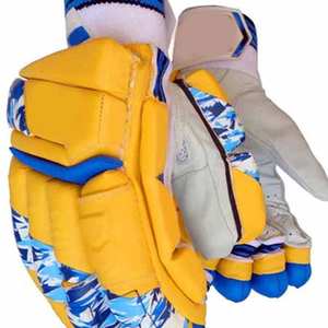 Gants de cricket en cuir sur mesure léger Durable rembourrage souple Flexible conception confortable dernière haute qualité ambidextre - Product Image 6