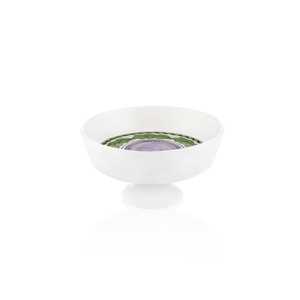 Frutero con patas de cerámica Provence Lavender Purple 23x14 cm - Product Image 1