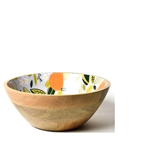 Tazón de Madera Clásico Natural para Servir, Estilo Mid-Century, Tazón Redondo para Ensalada, Vajilla Decorativa, Tazón de Madera 2026, ¡Gran Venta! - Product Image 5