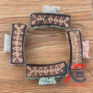 มาใหม่สไตล์ตะวันตกทําด้วยมือเครื่องมือหนังผมกรงเล็บคลิปจริงทําด้วยมือหนังผมPinsอุปกรณ์เสริมสําหรับผู้หญิงและสาว - Product Image 1