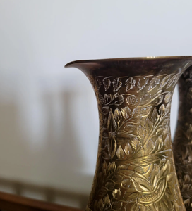 Florero de metal de diseño indio hecho a mano, Fabricante Mayorista de aluminio para decoración del hogar o ocasiones de boda - Product Image 6