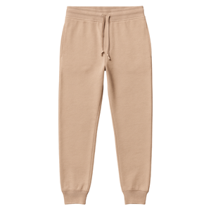 Pantalons de survêtement en molleton français pour hommes, 100% coton biologique de luxe, pré-rétréci, certifié GOTS, coupe ajustée confortable - Product Image 1