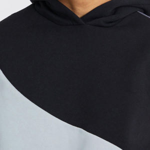 Sweat-shirts à capuche en polaire à carreaux pour hommes de haute qualité, avec logo personnalisé, design tendance pour l'hiver, teinture unie, respirant, 100 % coton, coupe ample - Product Image 6