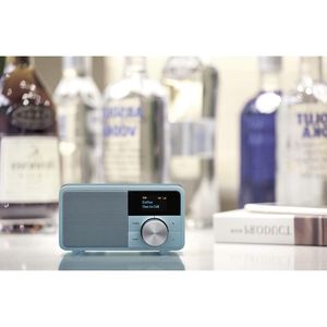 Radio Transistorizada FM Sangean DDR7 Mini Azul Estilo Retro, 4 Bandas, Material Plástico, Pantalla, Función de Reloj, Música MP3 - Product Image 6