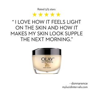 Olay Total Effects 7 en 1 Crema Hidratante Facial Antiedad de Noche con vitamina E, B3 y Pro B5, 1.7 oz - Product Image 6