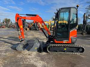 Mini-excavatrice de haute qualité, couleur noire, avec chenilles et bras hydraulique, pour travaux de construction - Product Image 6