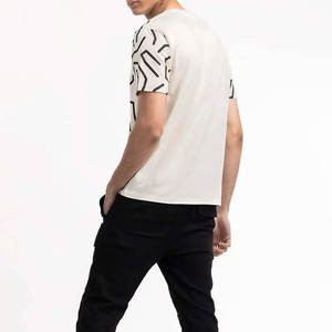 Col arrondi séchage rapide hommes personnalisé en gros T-Shirt Top qualité léger couleur unie T-Shirt tenue décontracté chemises pour adultes - Product Image 2