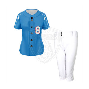 Ventes directes d'usine Uniforme de softball à manches courtes Nouveau style de vêtements de sport Uniforme de softball - Product Image 5